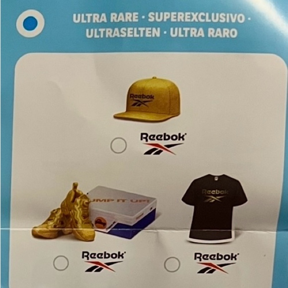 Mini Brands Ultra Rare Gold Reebok
